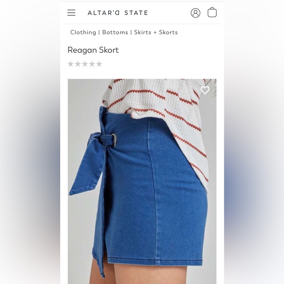 Altar’d State Reagan Skort NWT size S - Picture 2 of 8